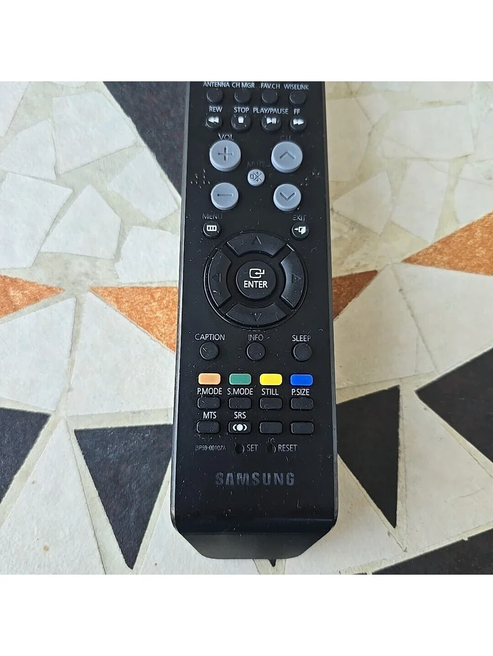 Samsung Replacement TV Remote Control Model Number BP59-00107A Black